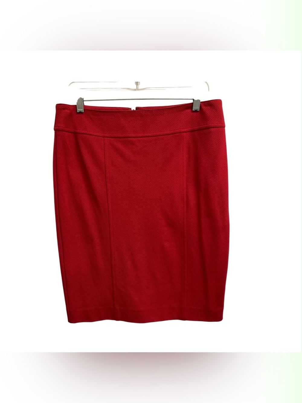 Laura Tailored Red Pencil Skirt Size M